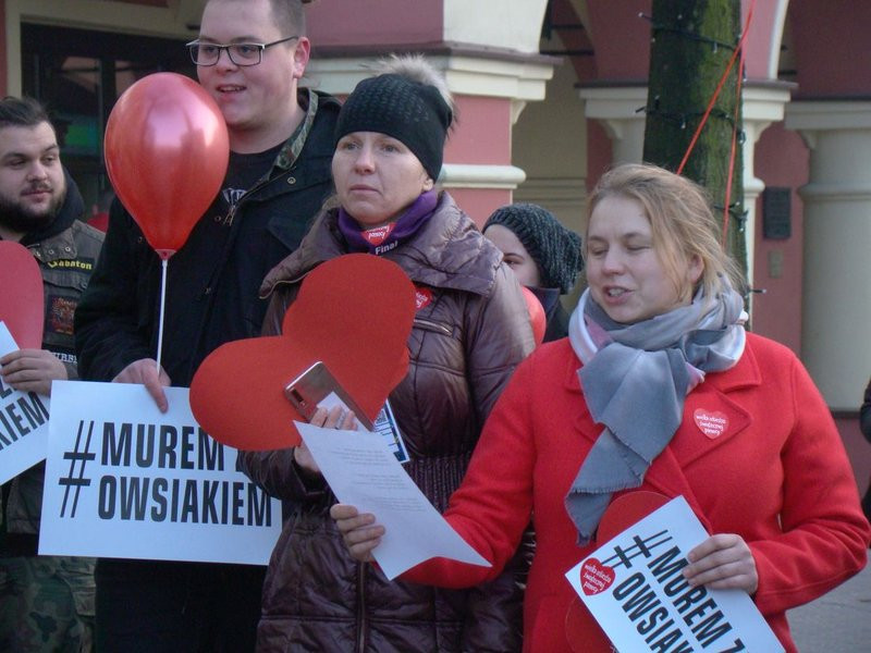 Leszno murem za Owsiakiem (zdjęcia i film)