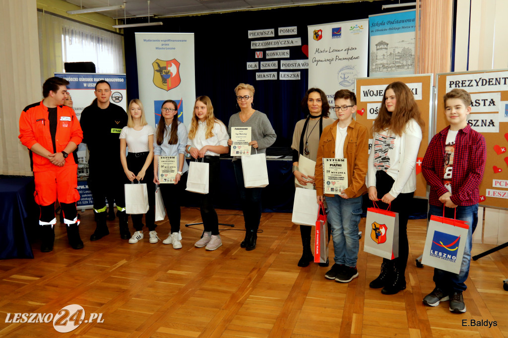 VI konkurs pierwszej pomocy w Lesznie