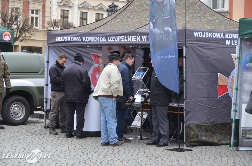 Piknik Militarny na leszczyńskim rynku