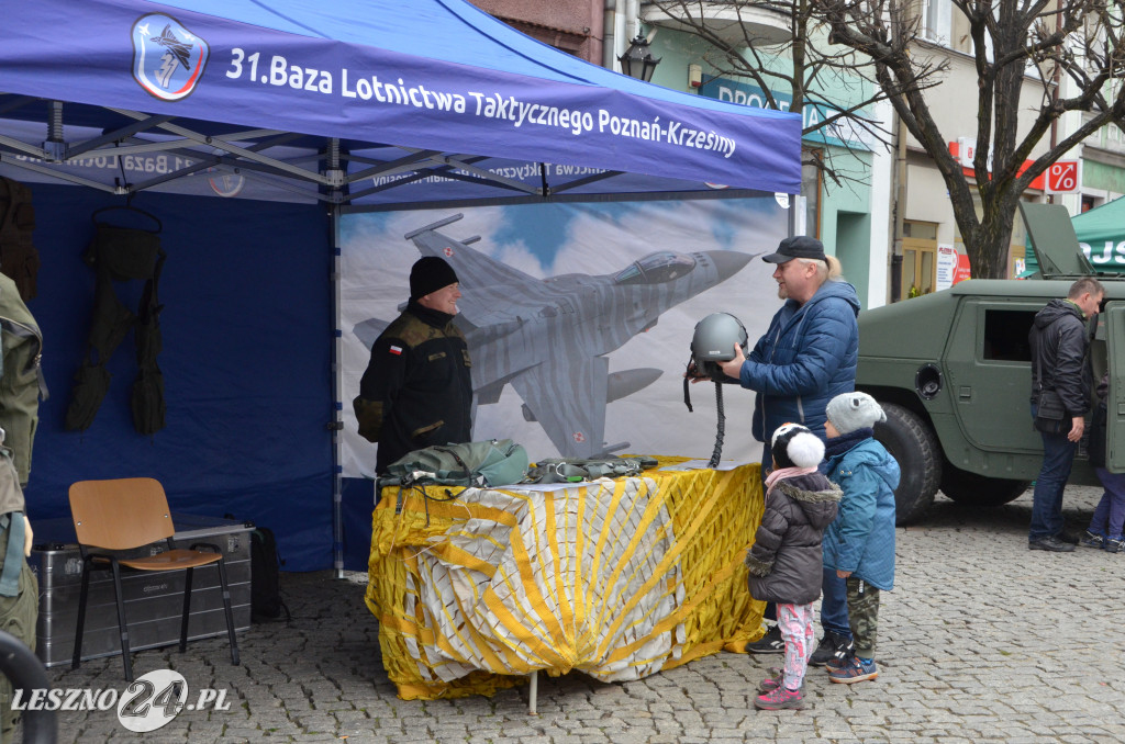 Piknik Militarny na leszczyńskim rynku