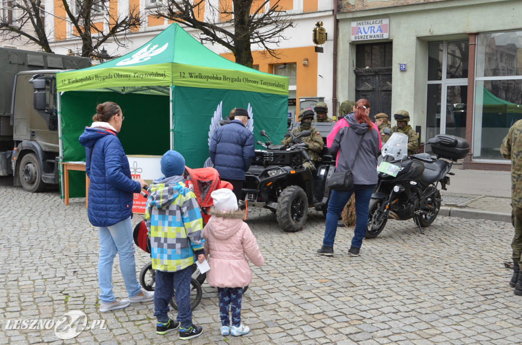 Piknik Militarny na leszczyńskim rynku