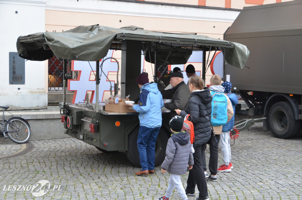 Piknik Militarny na leszczyńskim rynku