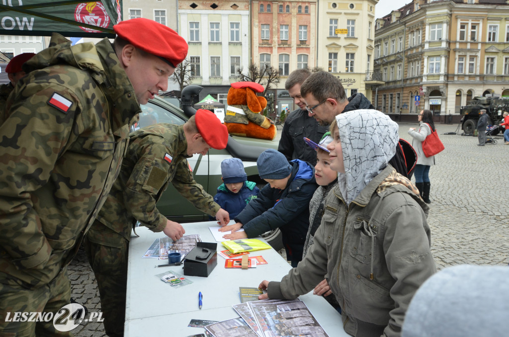 Piknik Militarny na leszczyńskim rynku