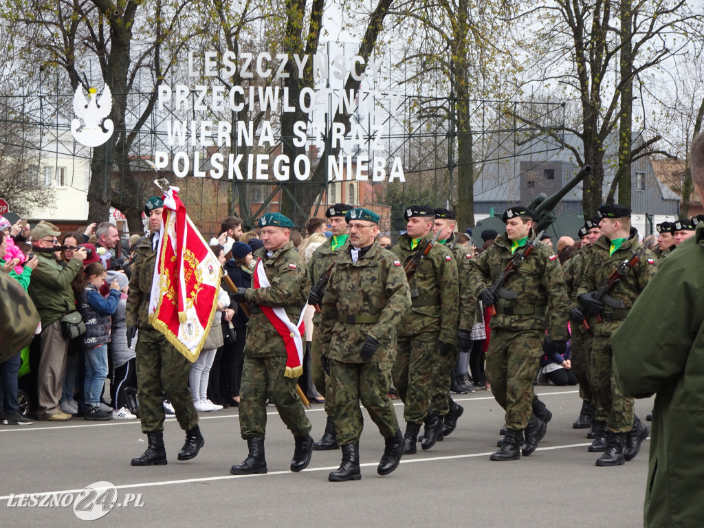 Przysięga wojskowa w Lesznie