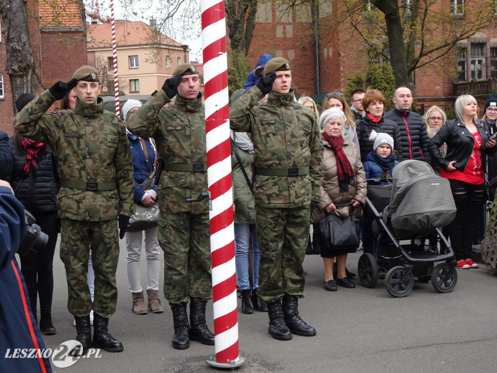 Przysięga wojskowa w Lesznie