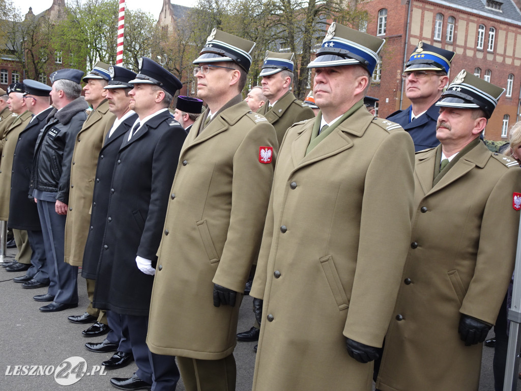 Przysięga wojskowa w Lesznie