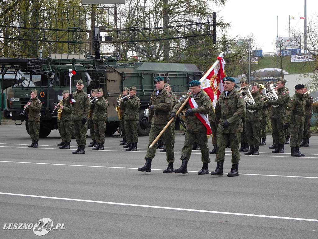 Przysięga wojskowa w Lesznie