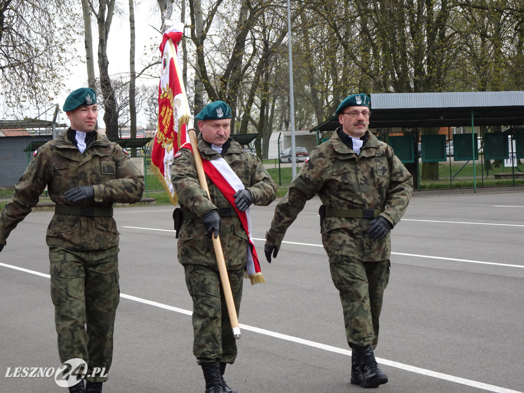 Przysięga wojskowa w Lesznie