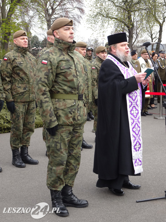 Przysięga wojskowa w Lesznie