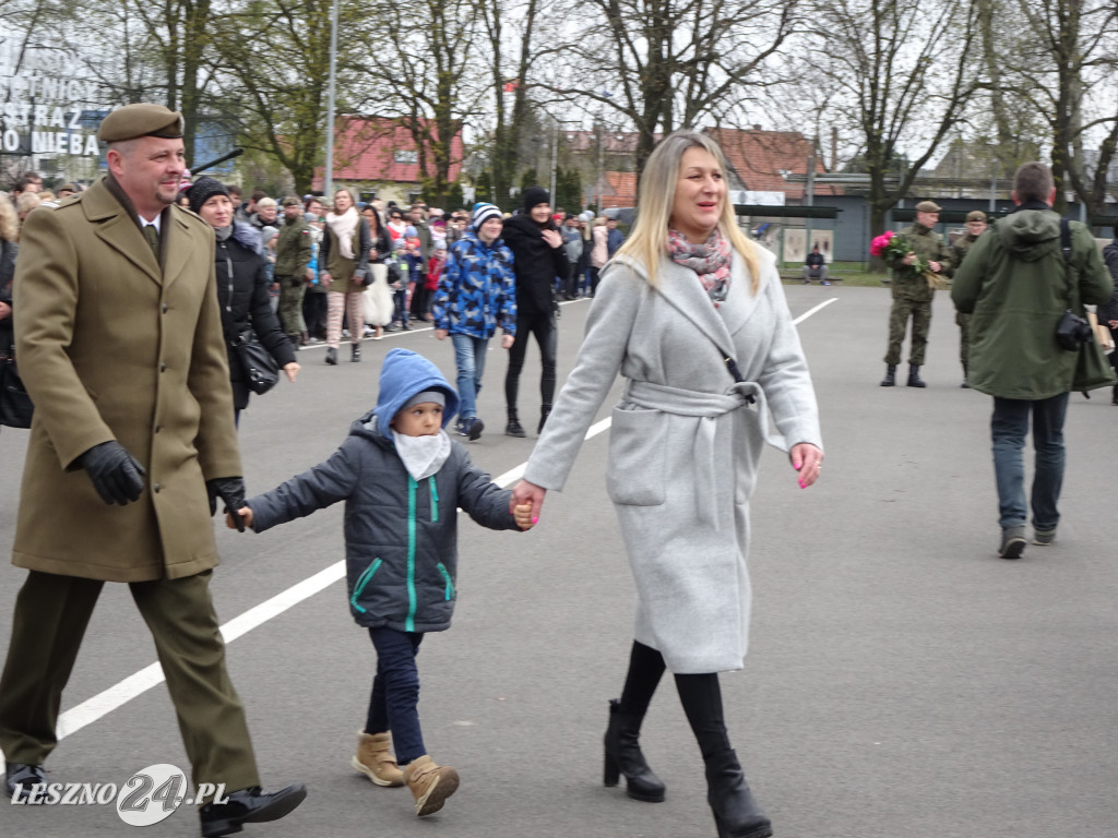 Przysięga wojskowa w Lesznie