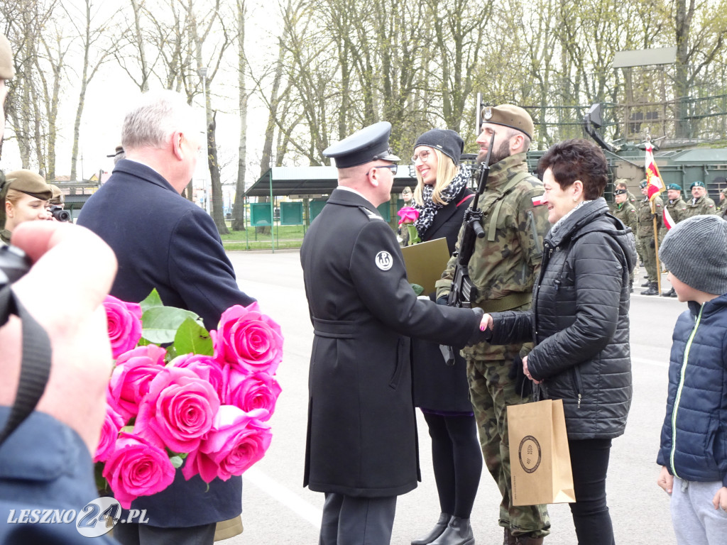 Przysięga wojskowa w Lesznie