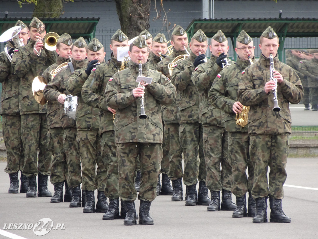 Przysięga wojskowa w Lesznie