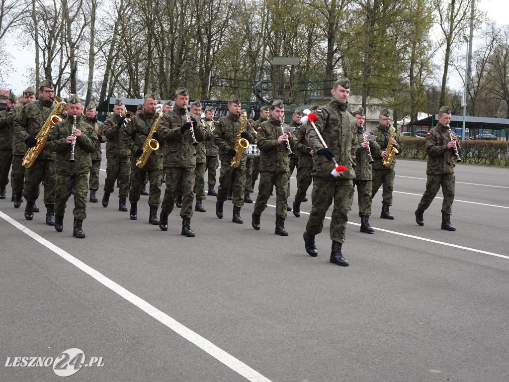 Przysięga wojskowa w Lesznie