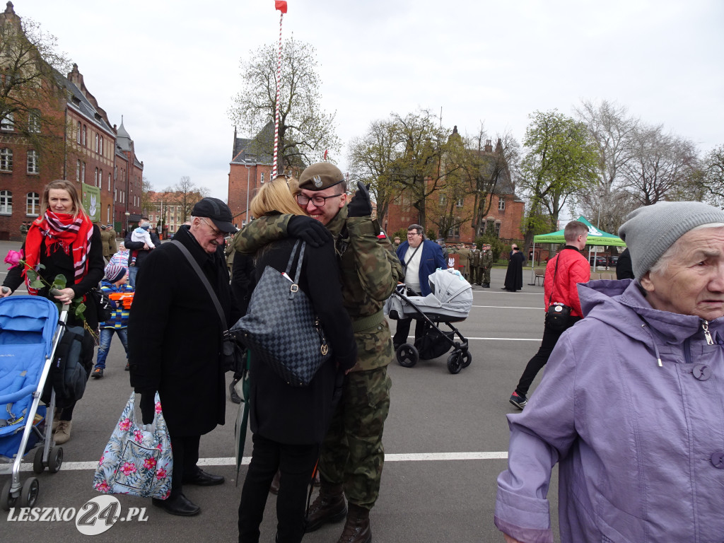 Przysięga wojskowa w Lesznie