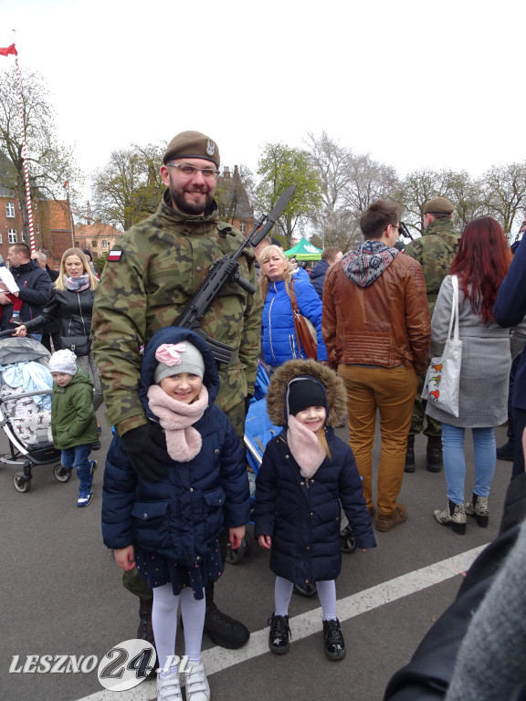 Przysięga wojskowa w Lesznie