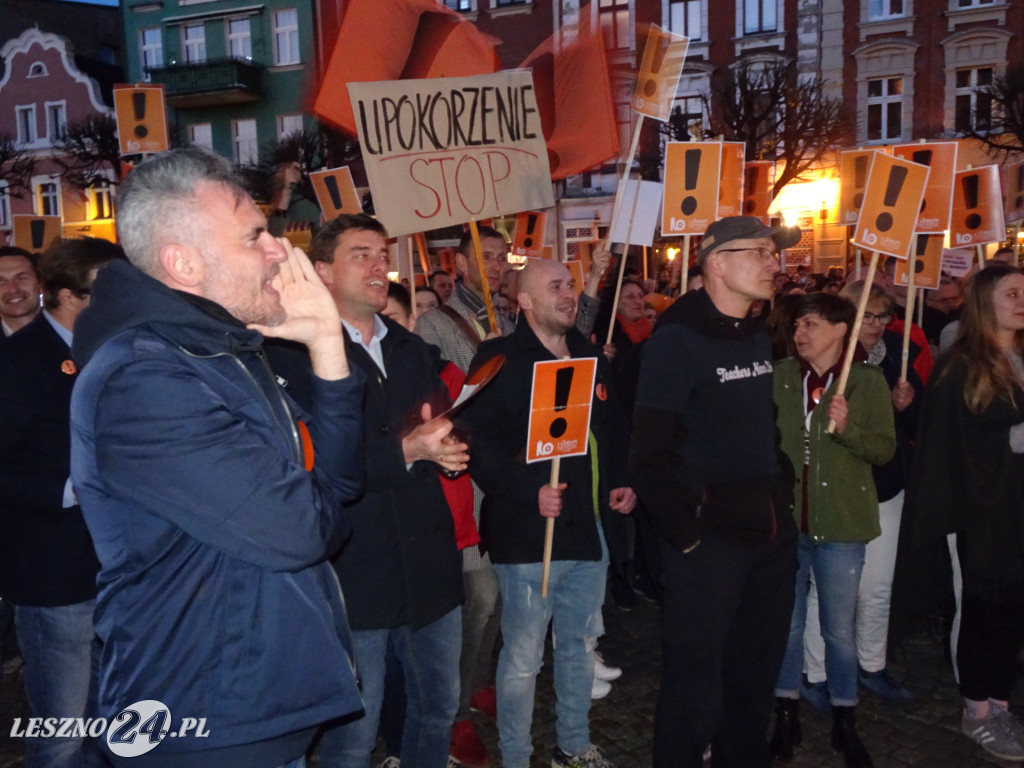 Wiec poparcia dla nauczycieli