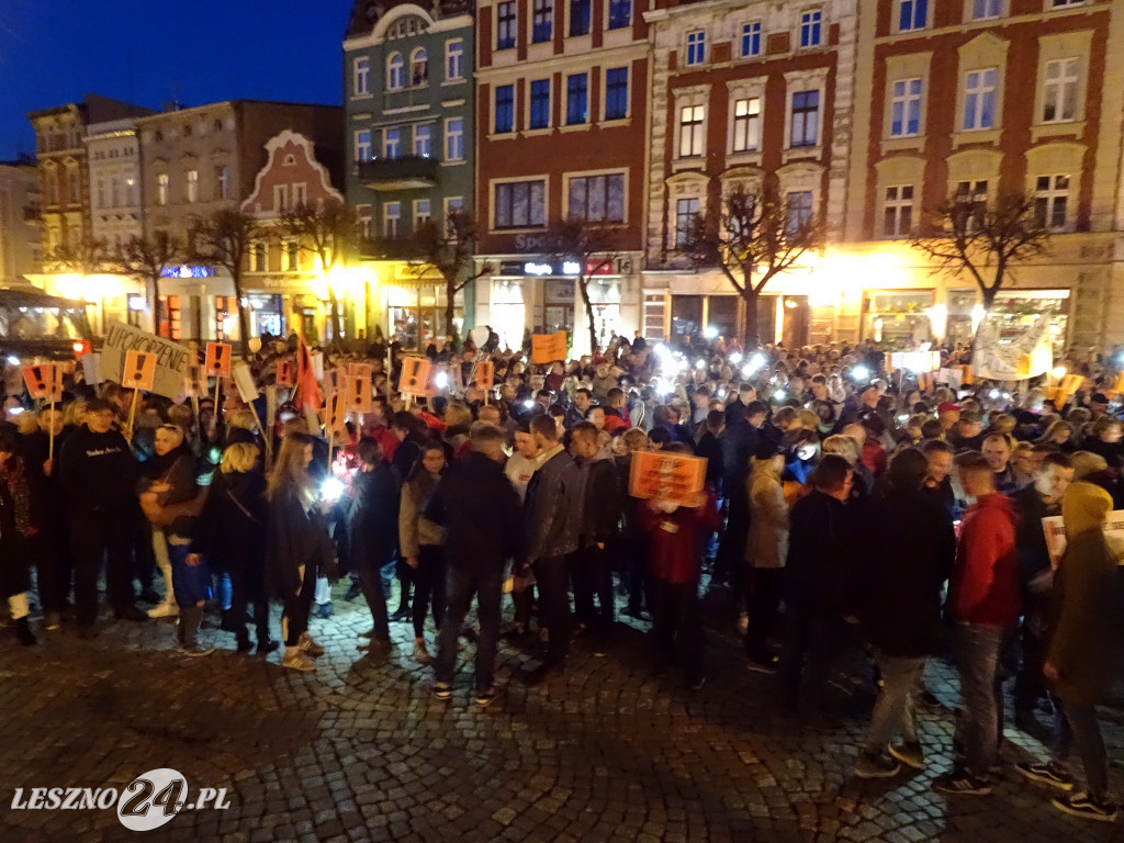 Wiec poparcia dla nauczycieli