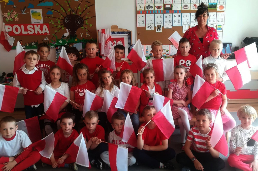Biało-czerwone przedszkole w Rydzynie