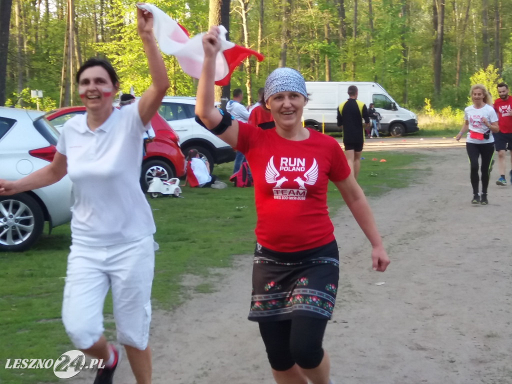 Bieg z flagą w Lesznie. 2 maja 2019