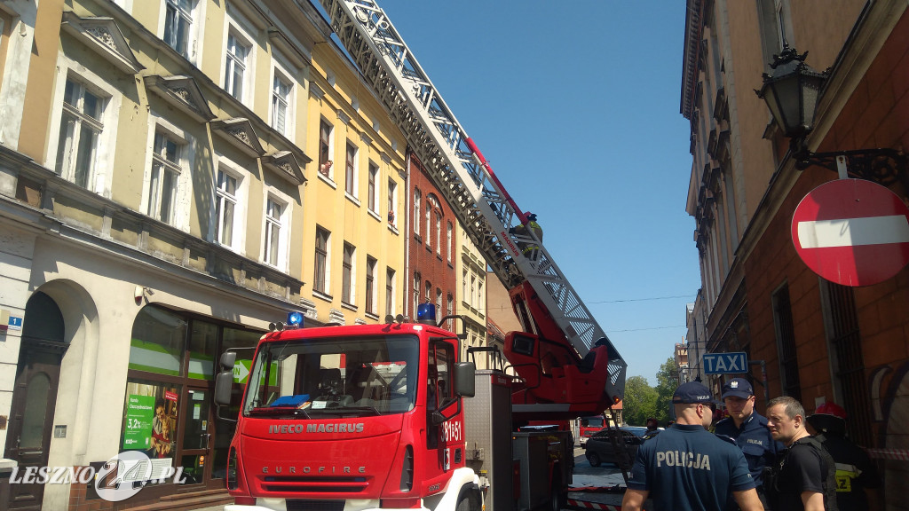Próba samobójcza koło Rynku