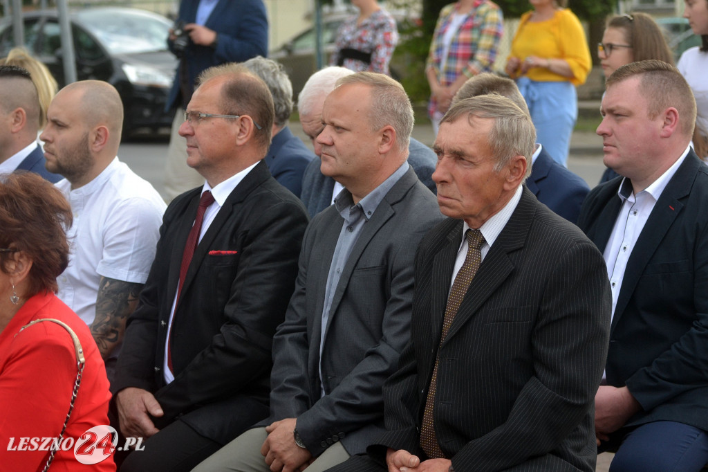 Odsłonięcie tablicy wójta Krzemieniewa