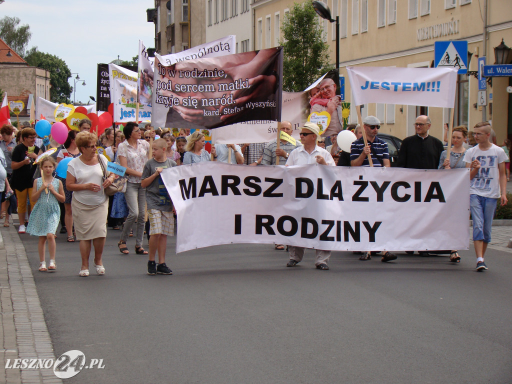 Marsz dla życia i rodziny w Lesznie