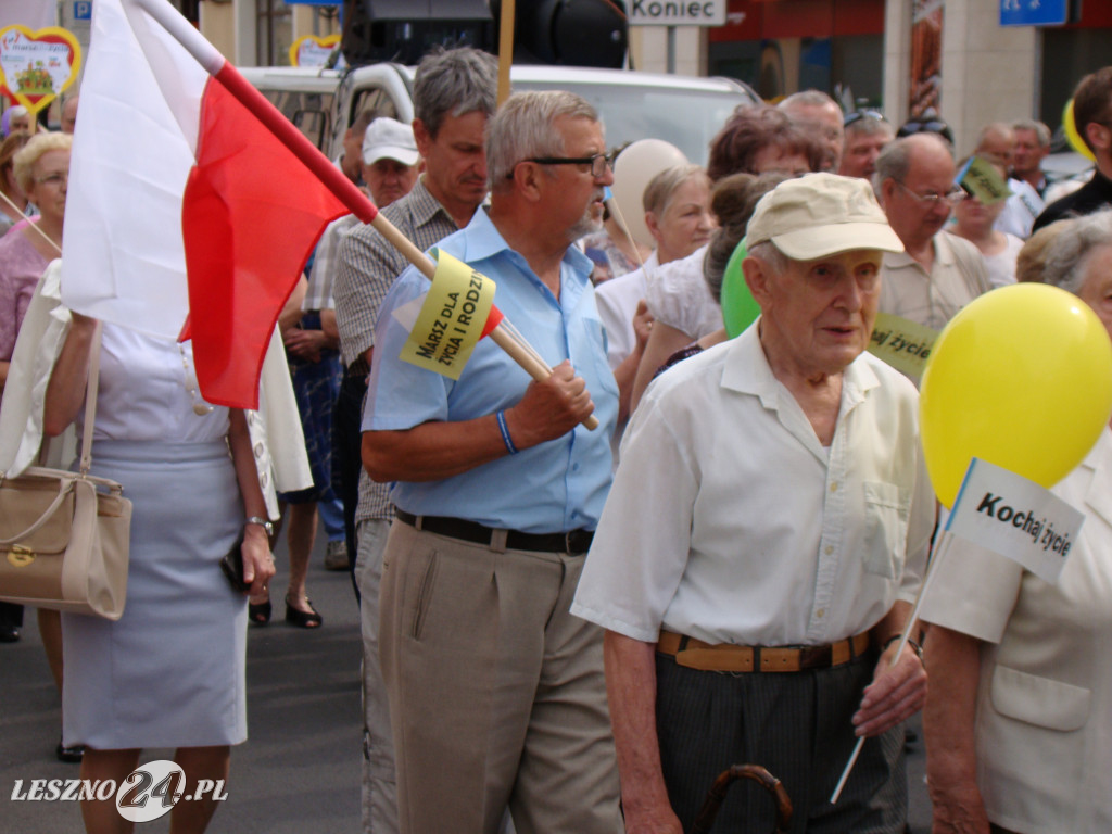 Marsz dla życia i rodziny w Lesznie