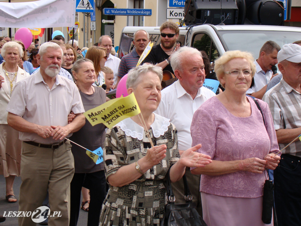 Marsz dla życia i rodziny w Lesznie