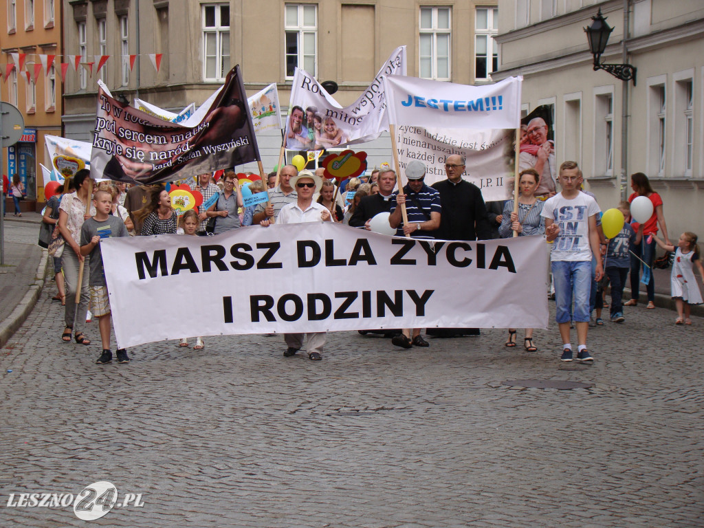 Marsz dla życia i rodziny w Lesznie