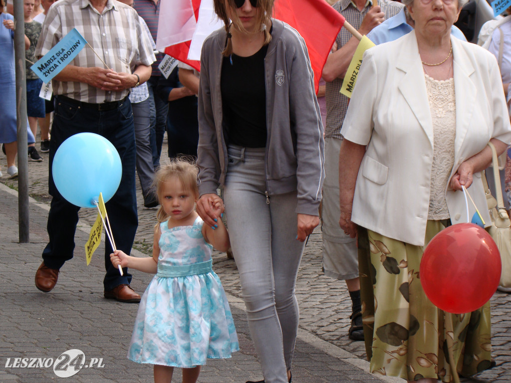 Marsz dla życia i rodziny w Lesznie