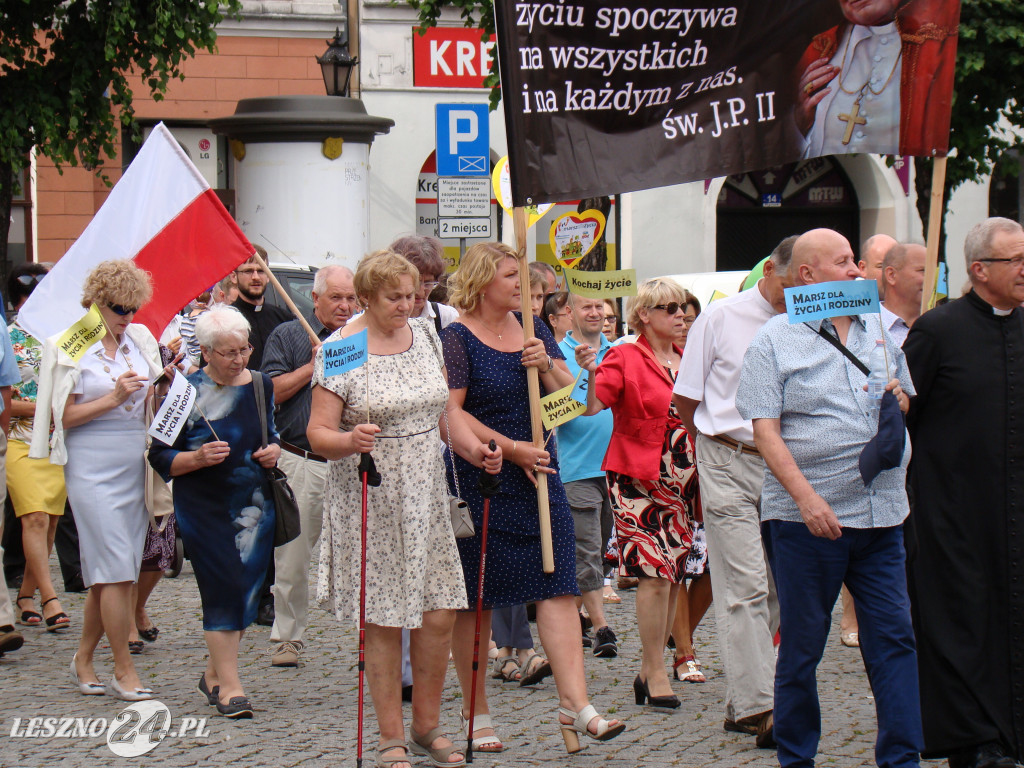 Marsz dla życia i rodziny w Lesznie