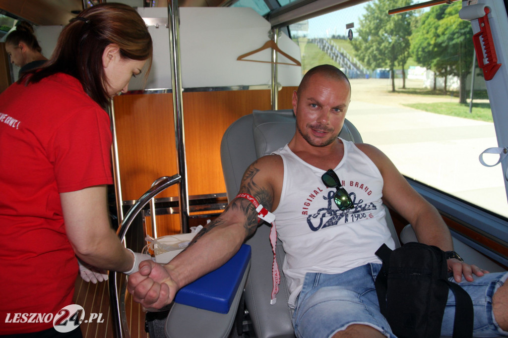 Bilet za krew. Akcja w Alei Gwiazd Żużla