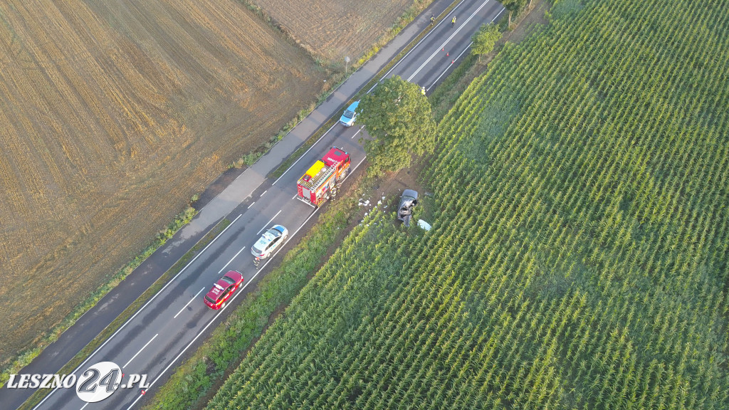 Wypadki w powiecie leszczyńskim. 8 sierpnia 2018
