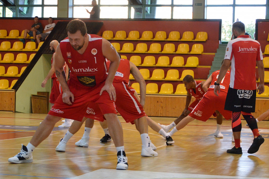 Trening koszykarzy Jamalex Polonii Leszno
