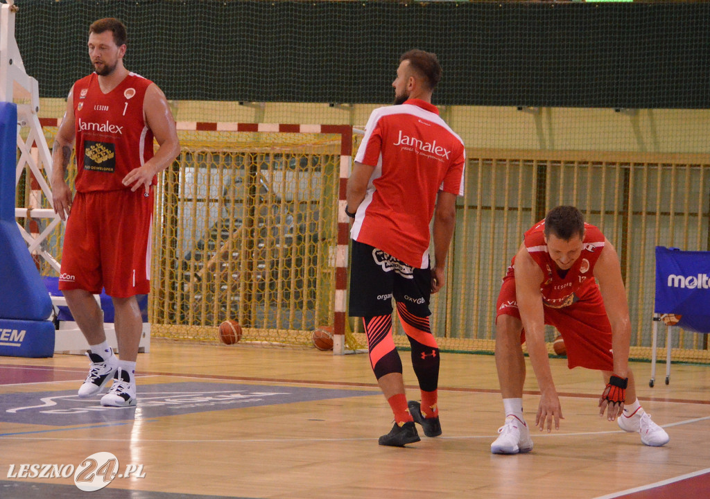Trening koszykarzy Jamalex Polonii Leszno
