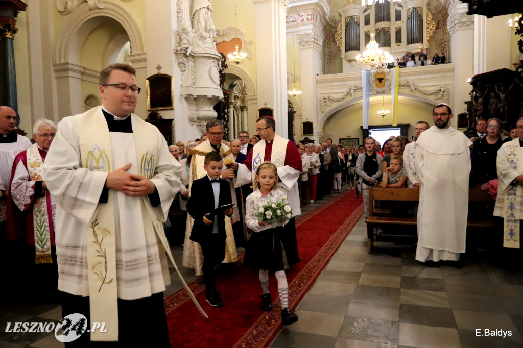 Powitanie kopii obrazu Matki Boskiej w Lesznie