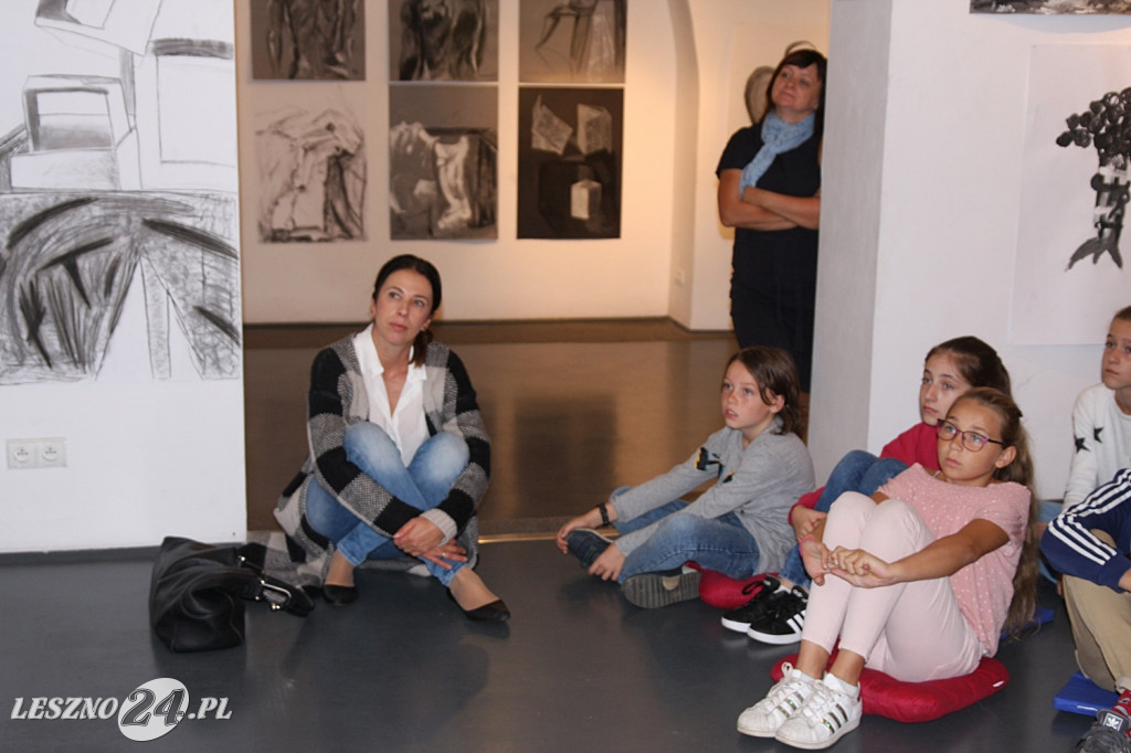 Uczniowie SP 3 w Galerii MBWA