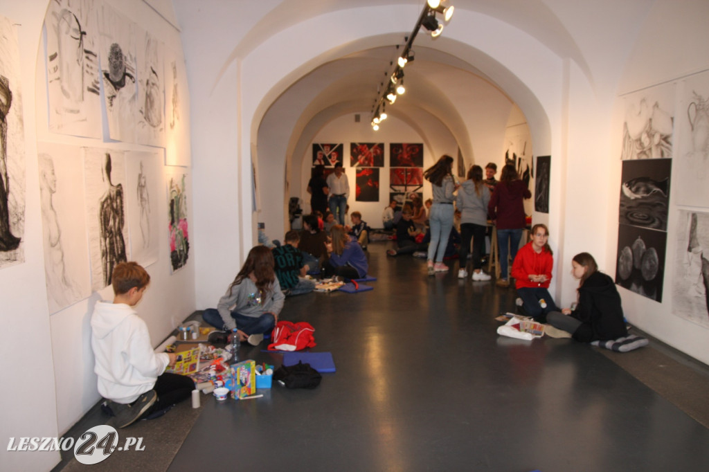 Uczniowie SP 3 w Galerii MBWA