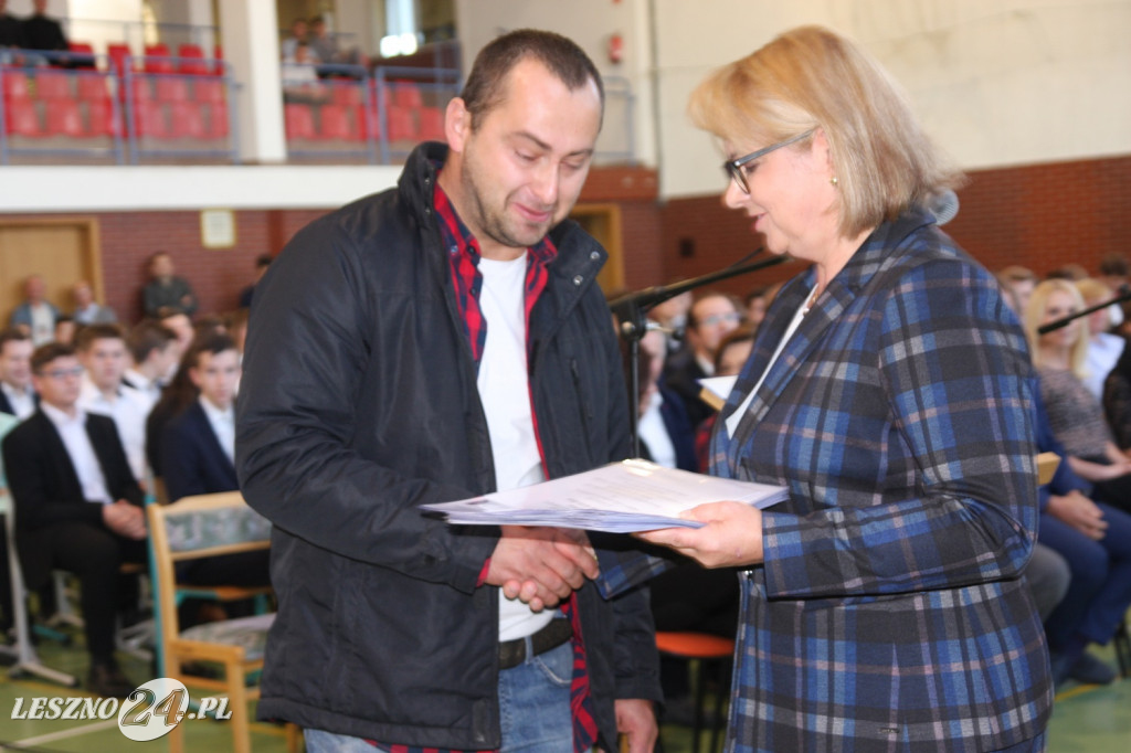 Pasowanie uczniów w ZST CKZiU