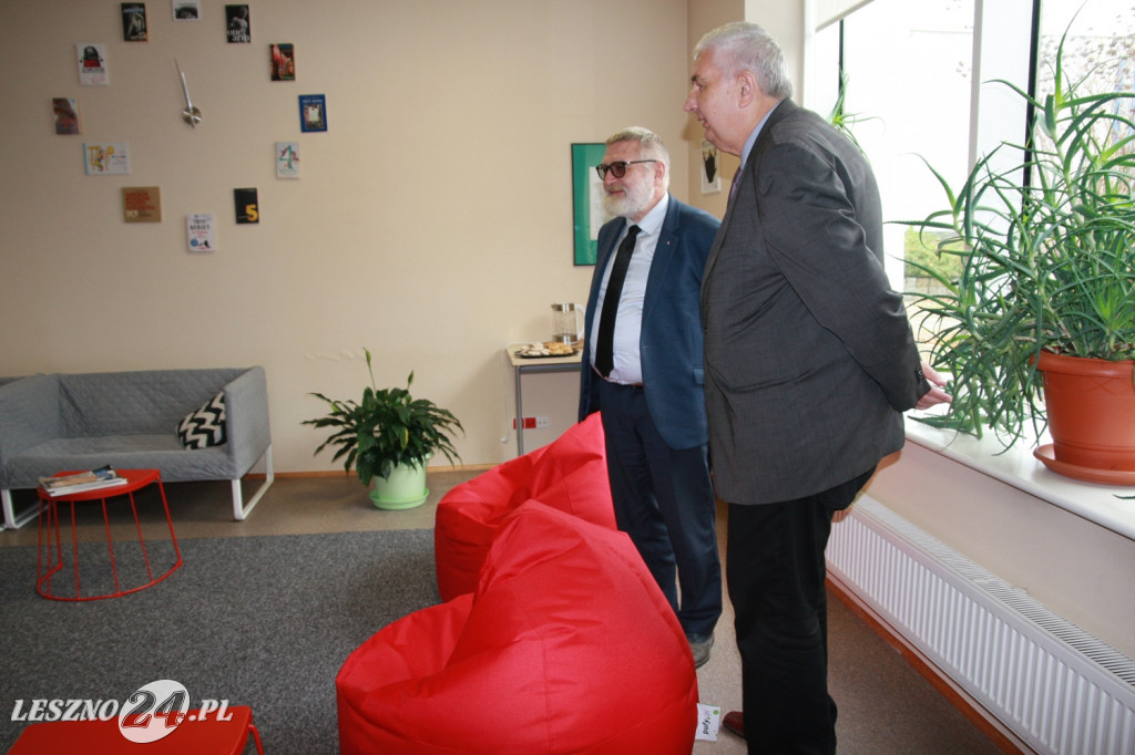 Strefa Relaksu w Bibliotece Uczelnianej
