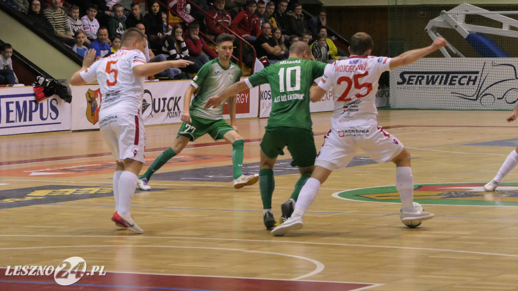 Futsal Leszno w starciu z AZS UŚ Katowice