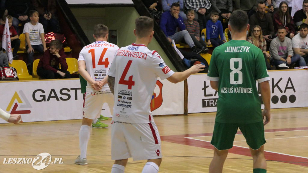 Futsal Leszno w starciu z AZS UŚ Katowice