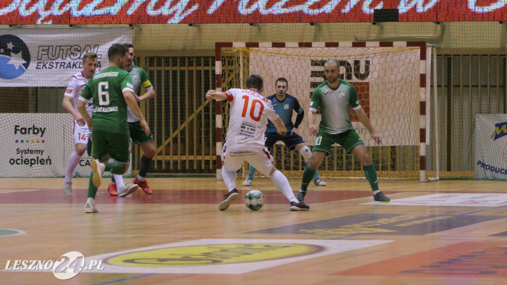 Futsal Leszno w starciu z AZS UŚ Katowice