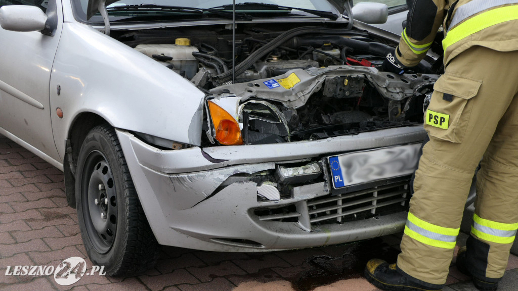 Zderzenie trzech aut na ul. Mickiewicza