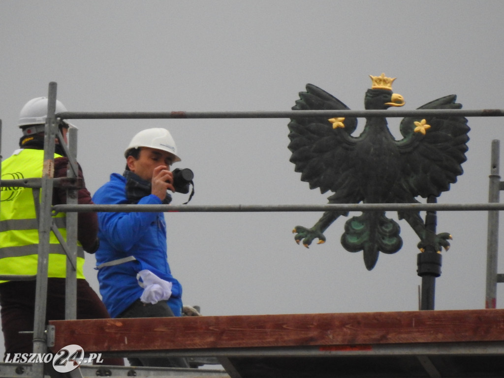 Powrót orła na ratuszową wieżę