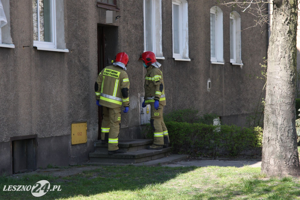 Ratownicy lotniczego pogotowia w Lesznie