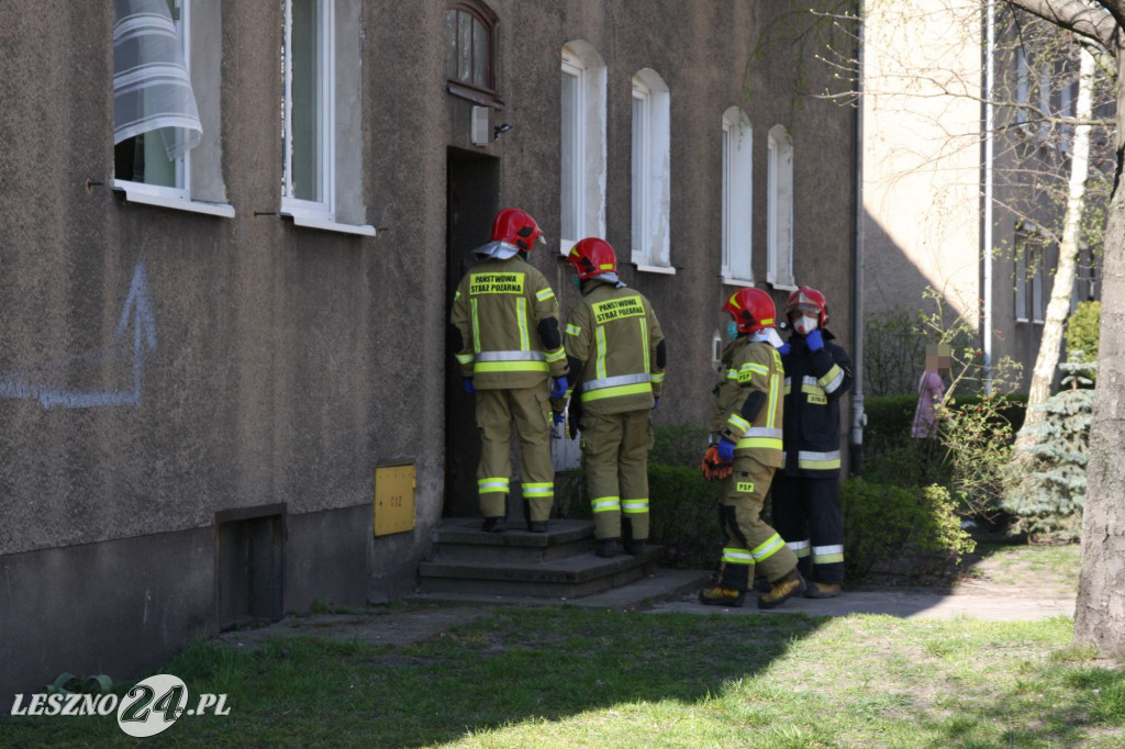 Ratownicy lotniczego pogotowia w Lesznie