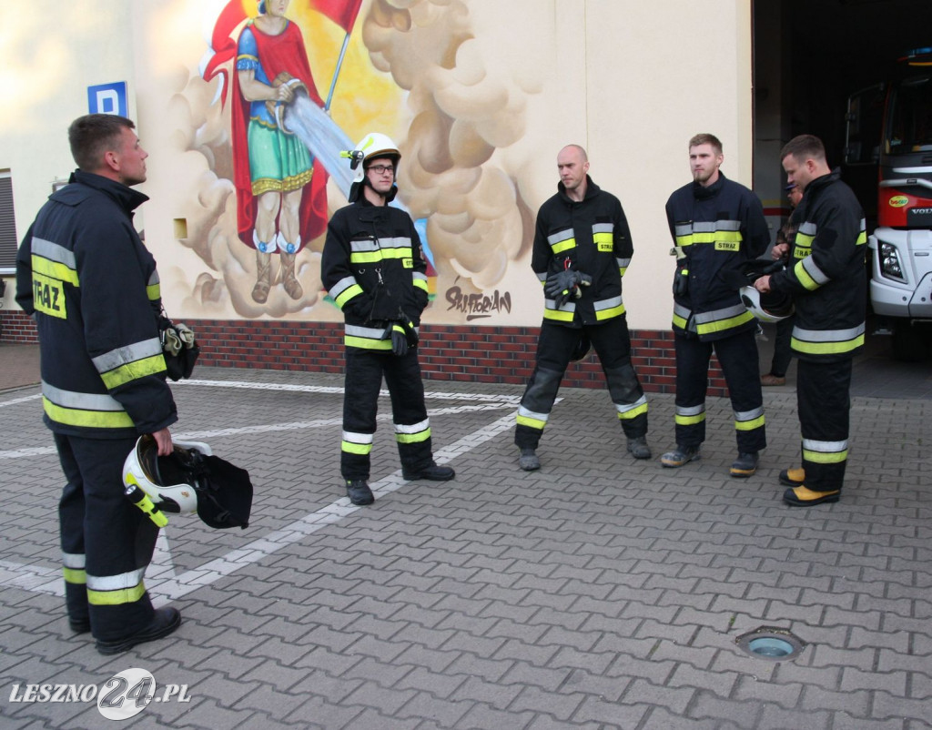 Strażacy OSP Leszno-Gronowo dla Wojtusia