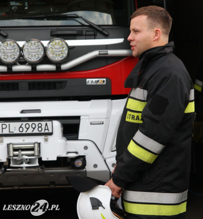 Strażacy OSP Leszno-Gronowo dla Wojtusia