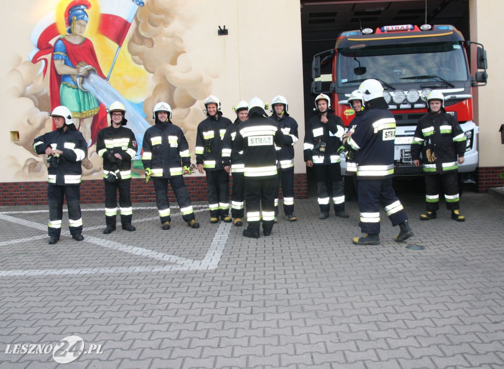 Strażacy OSP Leszno-Gronowo dla Wojtusia